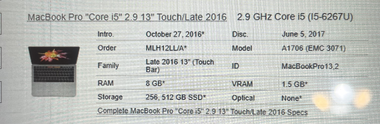 MacBook pro i5 screen needs replacement ماك بوك برو شاشه تحتاج تغيير - 2