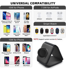 Wireless charger 3 in 1 for apple phones - 6