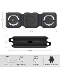 Wireless charger 3 in 1 for apple phones - 7