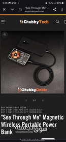 See Through Me" Magnetic Wireless Portable Power Bank - 10