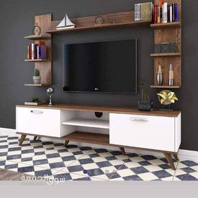 ميز بلازما  قياسين نوع خشب تركي كبس - 4