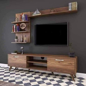 ميز بلازما  قياسين نوع خشب تركي كبس - 5
