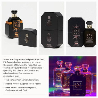 Kayali oudesm rose oud 16 50ml كايلى عوديسم روز عود - 2