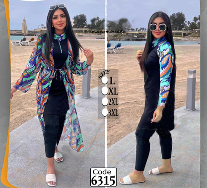 مايوه 4 قطع مميز وأنيق - 5