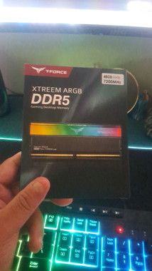 Team Xtreem ARGB 48GB 2 x 24GB 288-Pin PC RAM DDR5 7200 PC5 57600