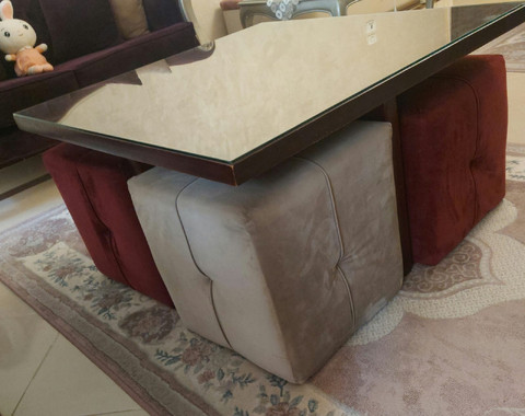 ترابيزة ركنة بالبوفات - 2