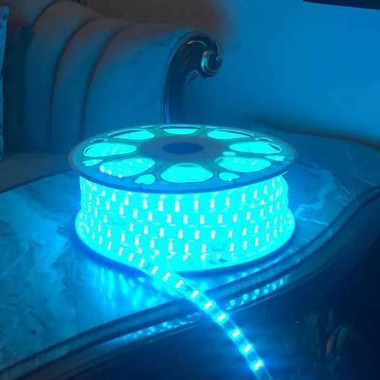 شريط ليد 100 متر RGB متعدد الالوان لم يستعمل وارد الخارج