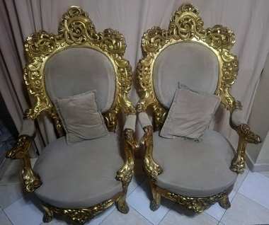 صالون مدهب زان احمر - 2