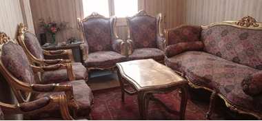 صالون مدهب خشب زان - 3