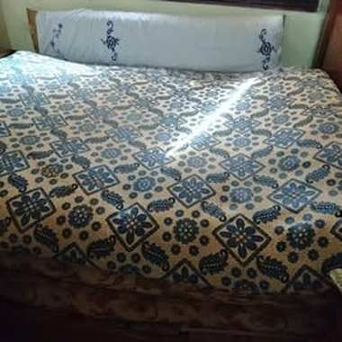 مرتبة قطن نظيف جداً 120 سنتيمتر حالة ممتاز ة تنجيد جديد وكثافة عالية - 2