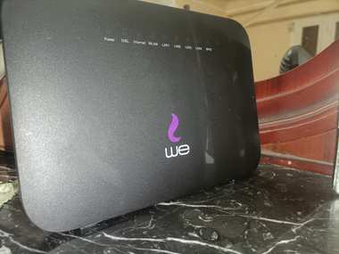 راوتر WE VDSL 35b Dual Band حالة ممتازة