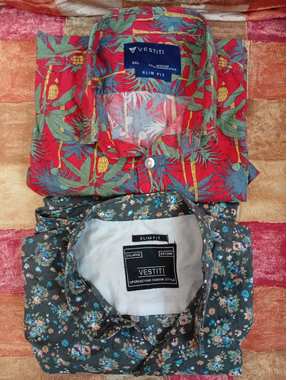 Vestiti slim fit 2 shirts