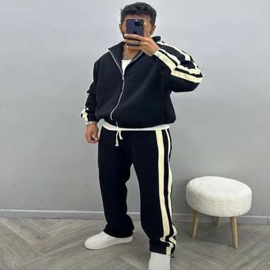 حركتك، ستايلك، راحتك… كله في ترنج واحد!”ترنج رجالي بخطين جانبيين يجمع - 4