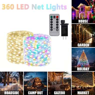 ستارة شبكة إضاءة مقاس 3x3 متر - 2