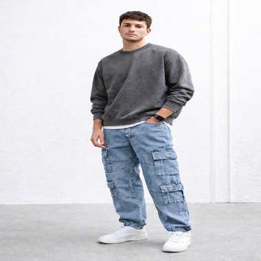 شورال جينز كارجو V26 – ستايل شبابي لا يقاوم � - 3