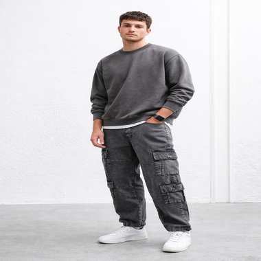 شورال جينز كارجو V26 – ستايل شبابي لا يقاوم � - 4
