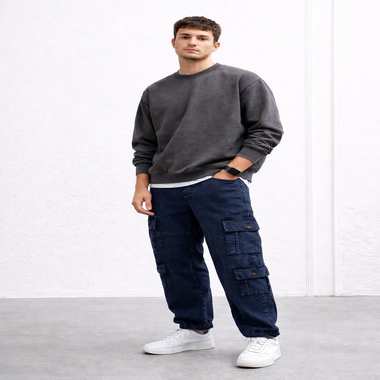 شورال جينز كارجو V26 – ستايل شبابي لا يقاوم � - 5