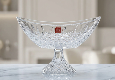 2 طبق كريستال إيطالي - سلطانية بورسلين كبيرة - 3