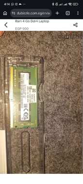 Ram 4 gb ddr4 3200hz Samsung laptop