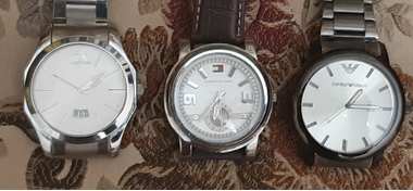 3 ساعات رجالي حالة جيدة - فرصة بسعر لقطة